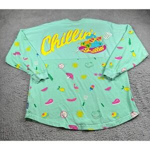 Disney Spirit Jersey Adult Large Green Toy Story Reach For The Fries Grillin